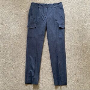 Talbots Women’s Signature Wool Cargo Dress Pants Dark Gray Straight Leg 30W 29L